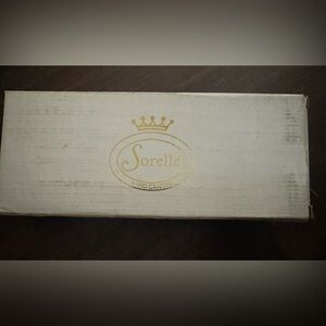 Set Of 3 Sorelle Crystal Candle Holders For 1.5” Wide Candle New Open Box